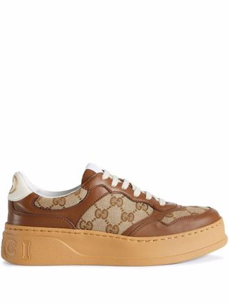 Gucci Brown Chunky Leather Sneakers