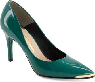 Andrea Womens Pumps Fashion Stilettos In Green