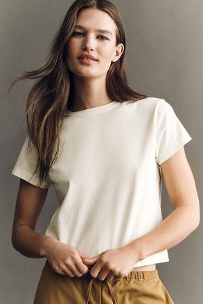 A Gold E Adine Crop Tee