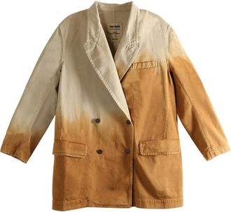 Uma Wang Kort blazer met dubbele rij knopen - Bruin