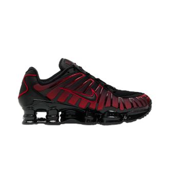 Nike Mens Shox TL Sneaker, Black Black University Red, 9.5 UK