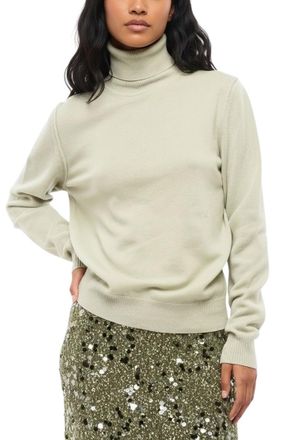 Maison Margiela Off White Turtle Neck Sweater