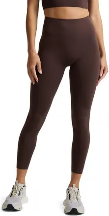Beyond Yoga In the Zone High Waist Midi Leggings in Cocoa Plum at Nordstrom, Size X-Small