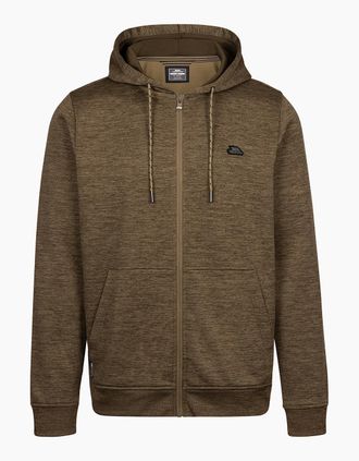 Trespass Mens Trespass Mens Fewston Full Zip Hoodie - Marshland Marl - Size: 38