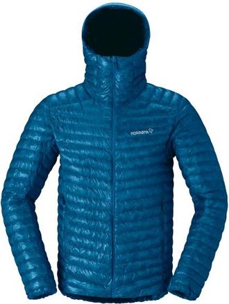 Norr&oslash;na Trollveggen Superlight Down800 Hood Daunenjacke f&uuml;r Herren | blau