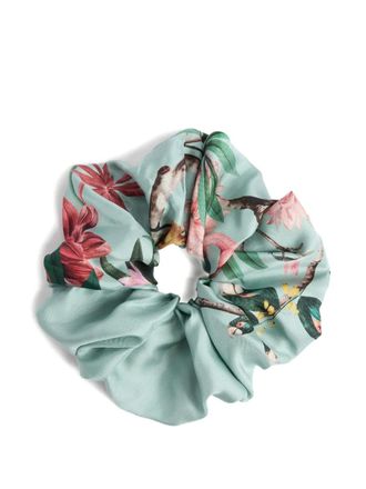 La DoubleJ Giga floral scrunchie - Blue
