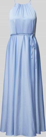 Jake*s Cocktailkleid mit Bindeg&uuml;rtel in Bleu, Gr&ouml;&szlig;e 38