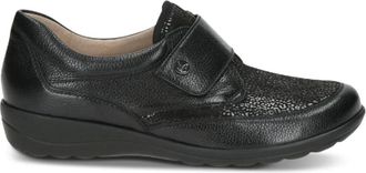 Caprice Schoenen, Dames, Zwart, 41 EU, Leer, Leren Instapper