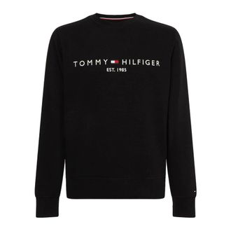 Tommy Hilfiger Sweatshirts, male, Black, M, Stylish Sweatshirt Mw0Mw11596 BDS