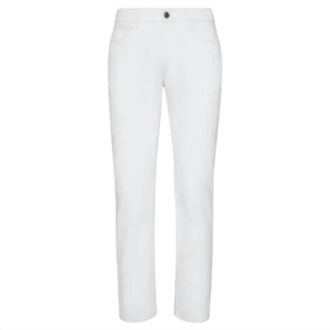 Ferragamo Mens Five Pocket Trousers In White
