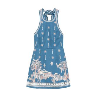 Alemais Dames, Jurken, Blauw, Maat: XS Katoen