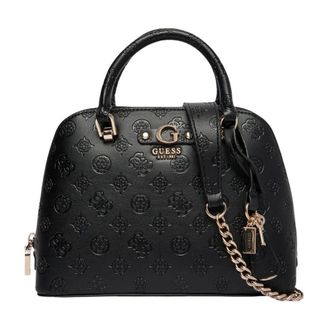 Guess Handbags, female, Black, ONE SIZE, Dita Dome Satchel