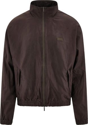 Ferragamo Bomber con zip - Marrone