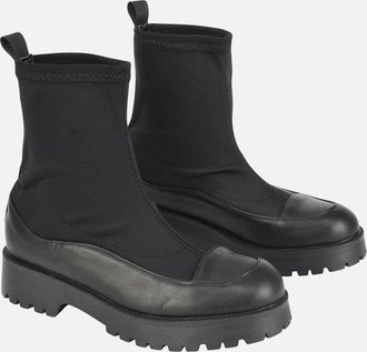 XY London Womens XY London Womens/Ladies Kerry Ankle Flat Biker Boots - Black - Size: 4