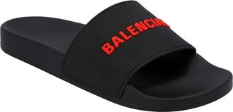 Balenciaga Schoenen, Heren, Zwart, 41 EU, Pool Slides
