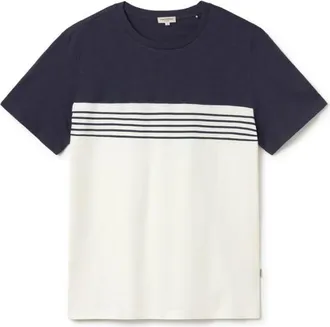 Twothirds Plavi T-Shirt f&uuml;r Herren | wei&szlig;