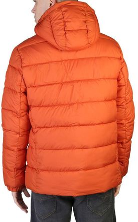 Save The Duck Mens Orange Nylon Bomber Clothing