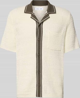 Sams&oslash;e & Sams&oslash;e Modern Fit Freizeithemd mit Brusttasche Modell SAPERCY in Beige, Gr&ouml;&szlig;e XXL