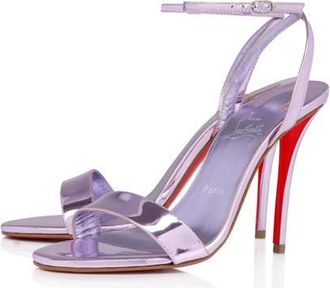 Christian Louboutin Miss Z Ankle Strap Sandal in Rhapsody/Lin Rhapsody at Nordstrom, Size 9.5Us