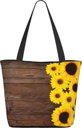 AOOEDM Yellow Sunflower Ladies Shopping Bag 13x11x7in.The Perfect ValentineS Day Gift.It Is The Best ValentineS Day Gift For Mom, Daughter, Wife,Etc