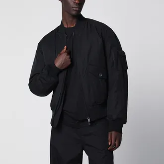 Yohji Yamamoto Bomber Y-3 in nylon nero