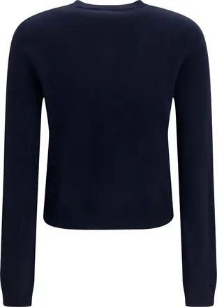 Lisa Yang Womens Karia Cardigan Deep Navy Kashmir-Capra Hircus Kashmir/capra Sweater