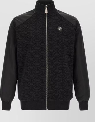 Philipp Plein monogram signature sweatshirt high collar logo