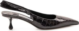 Jimmy Choo London Black Solid Pumps