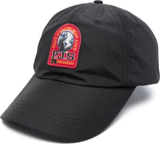 Parajumpers logo-patch cap - unisex - Polyester/Cotton/Polyamide - One Size - Black