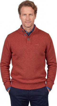 N-Z-A- NEW ZEALAND AUCKLAND NZA overhemd half-zip rood effen wol