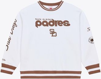 Mitchell & Ness Mens Mitchell & Ness White San Diego Padres Arctic Fleece Sweatshirt at Nordstrom, Size Xxx-Large