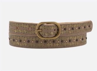 Amsterdam Heritage Aurelia Belt In Taupe