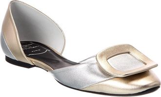 Roger Vivier Leather Ballet Flat