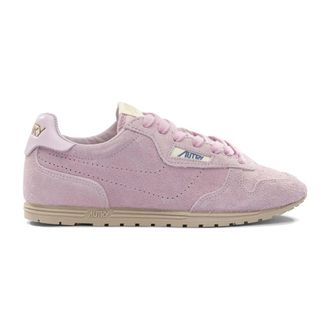 Autry Suede Low-Top Sneakers - Dames - Sneakers - Roze - 40 EU - Su&egrave;de - Schoenen