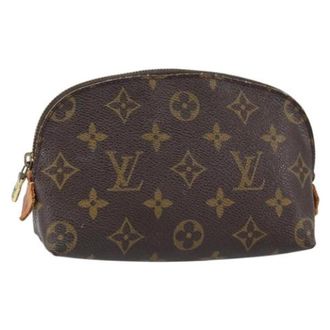 Louis Vuitton Pre-owned Vintage Canvas Pouch - Dames - Vintage Mini Tas - Bruin - ONE Size - Vintage