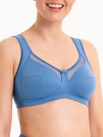 Anita Womens Clara Comfort Soft Bra - Blue polyamide - Size 34D