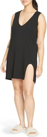 Universal Standard Ultimates Meko Sleeveless Nightgown in Black at Nordstrom, Size 2Xl