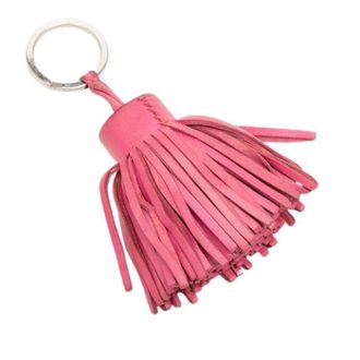 Herm&egrave;s Pre-owned Accessories, female, Pink, Size: ONE SIZE Pre-owned Leather Key Holder