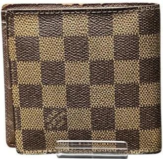 Louis Vuitton Pre-owned Damier Canvas Bi-fold Wallet - Dames - Vintage Accessoires - Bruin - ONE Size - Vintage
