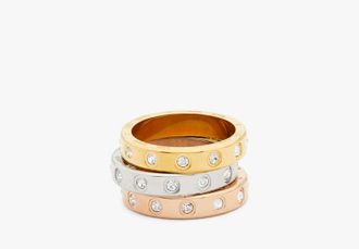 Kate Spade New York Set In Stone Ring Set