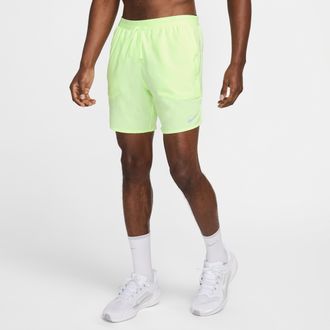 Nike Mens Stride Dri-FIT 7 Brief-Lined Running Shorts in Yellow | DM4761-701
