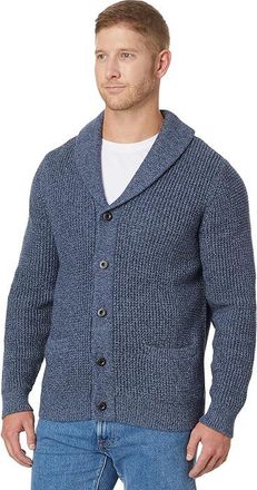 L.L.Bean Organic Cotton Waffle Sweater Mens Sweater Vintage Indigo : XL
