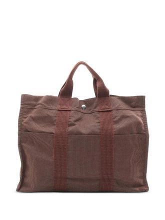 Hermès 2000s Yale Line MM tote bag - unisex - Canvas/Nylon - One Size - Brown