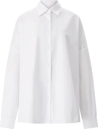 Dries Van Noten Shirts - Dames - Overhemden - Wit - L - Overhemden