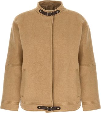 Max Mara Fascia Puffer Jackets Beige-Donna
