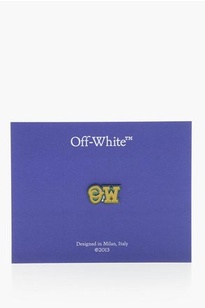 Off-white Brass Lace Charm with Applied Monogram size One Size
