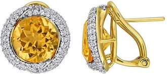 Rina Limor Silver 7.56 Ct. Tw. Gemstone Earrings