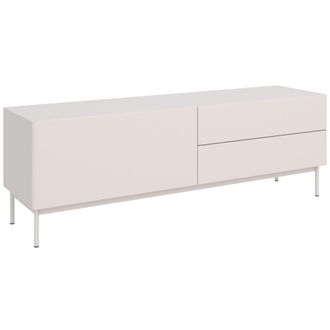 Selsey Selsey Olio - Mueble Tv Con 1 Puerta Abatible Y 2 Cajones - 160 Cm - Cachemira