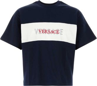 Versace Hombre, Camisetas, Azul, Talla: XL