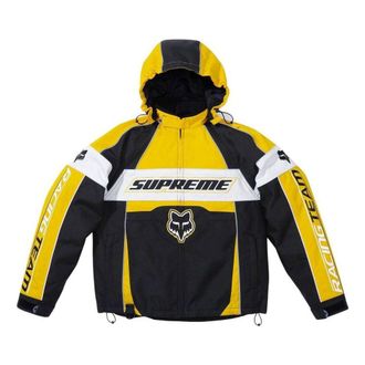 SUPREME x Fox Racing Jacket Yellow Black White SUP-FW23-145